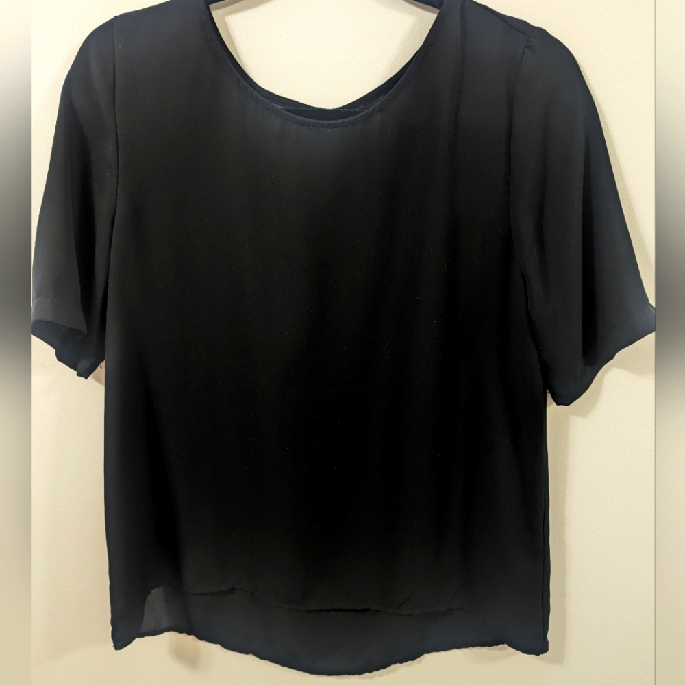 Maje black blouse